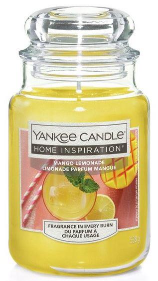 YANKEE CANDLE Yankee Candle Home Inspiration fragranza Mango Lemonade (limonata al mango) candela grande